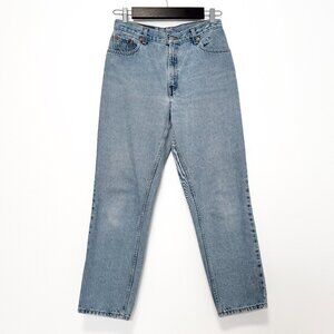 Vintage Y2K Levi's 550 Relaxed Fit Tapered Leg Light Wash Jeans Size 10 Miss S